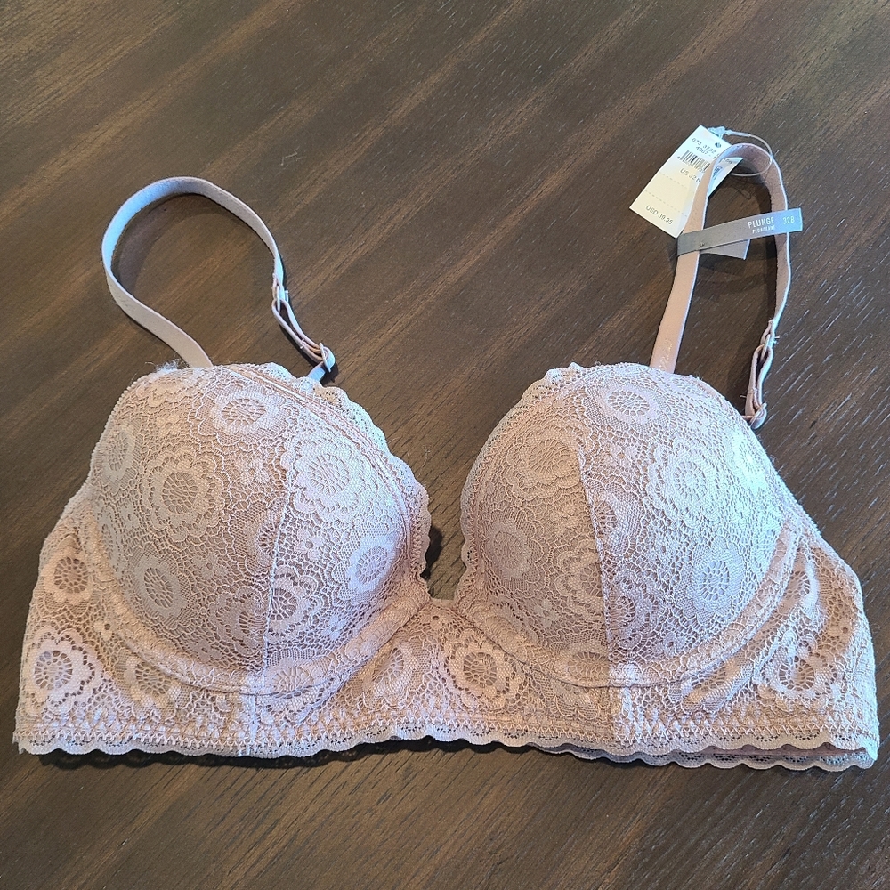 Dusty Lilac Aerie Size 32B Bra